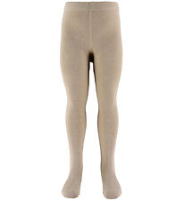 Name It Strømpebukser - NmfRosie - Cement/Lurex/Gold