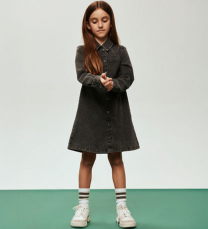 Name It Denimkjole - NkfJeannie - Medium Grey Denim