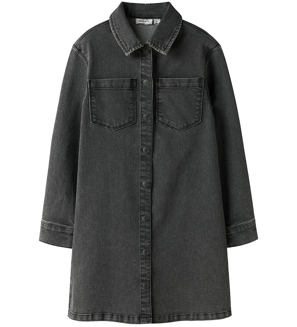 Name It Jeanskleid - NkfJeannie - Medium+ Grey Jeans - Name It - 8 Jahre (128) - Kleider