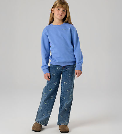 Name It Jeans - NkfRose - Denim Blue/Rhinestone Bows