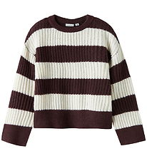 Name It Bluse - Strik - NkfTotina - Oxblood Red