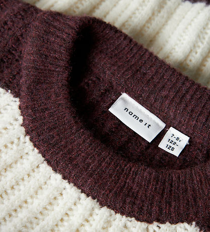 Name It Bluse - Strik - NkfTotina - Oxblood Red