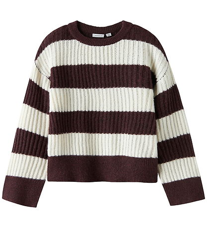 Name It Bluse - Strik - NkfTotina - Oxblood Red