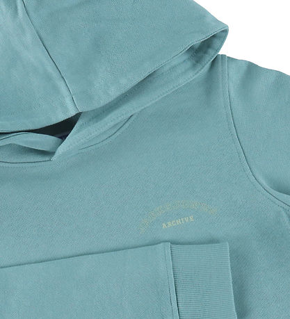 Jack & Jones Hættetrøje - JjcOllege - Mineral Blue