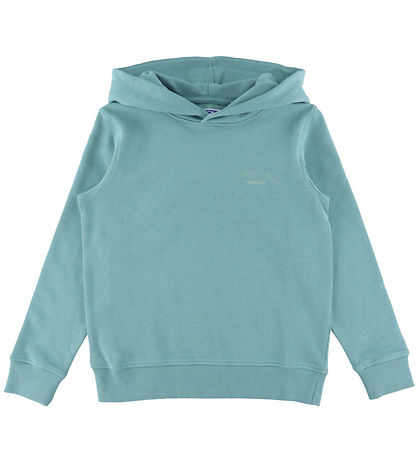 Jack & Jones Hættetrøje - JjcOllege - Mineral Blue