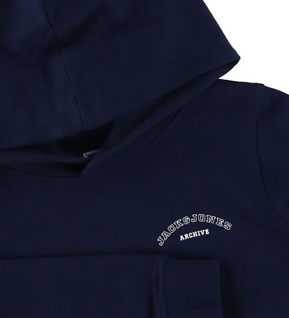 Jack & Jones Hættetrøje - JjcOllege - Navy Blazer
