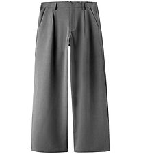 LMTD Bukser - NlfLuis - Grey Melange