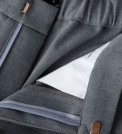 LMTD Bukser - NlfLuis - Grey Melange