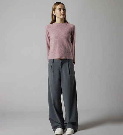 LMTD Bukser - NlfLuis - Grey Melange