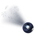 kidywolf Projektørlampe - Space - Blå