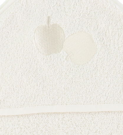 Nørgaard Madsens Badeslag - 75x75 cm - Off White m. Æbler