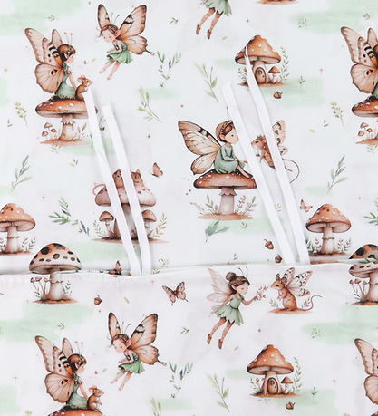 Nørgaard Madsens Sengetøj - Junior - Hvid m. Klokkeblomst