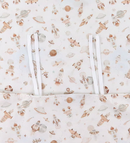 Nørgaard Madsens Sengetøj - Junior - Hvid m. Rumraketter