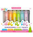Ooly 3D Effect Prikmaling - 8-stk - Dot-a-Lot Pearlescent