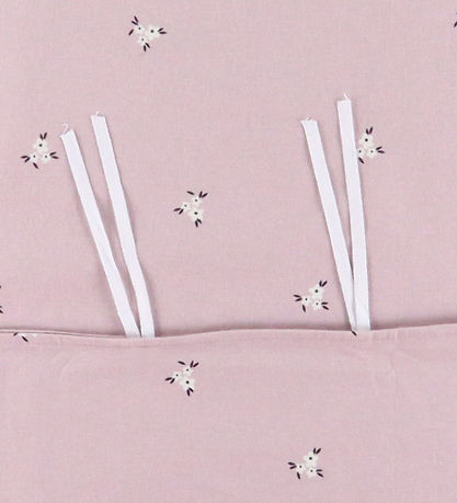 Nørgaard Madsens Sengetøj - Flonel - Voksen - Mauve m. Blomster