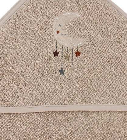 Nørgaard Madsens Badeslag - 75x75 - Sand m. Måne og Stjerner