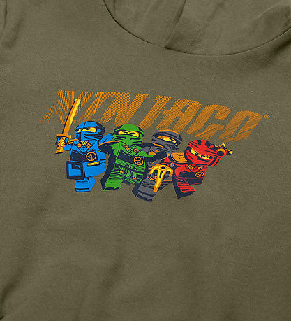 LEGO® Wear Ninjago Hættetrøje - LwSian 103 - Grøn