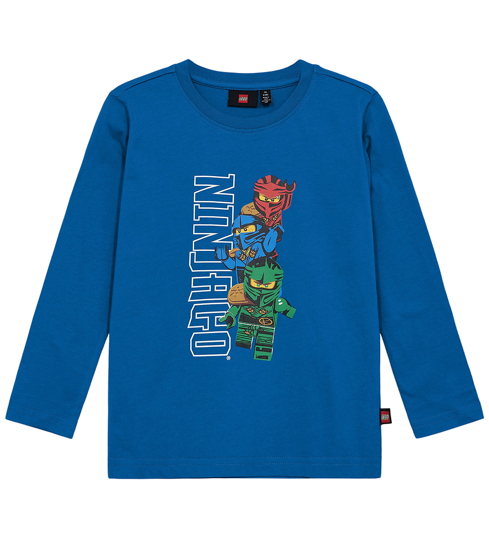 LEGO® Ninjago Bluse - LwTaffy 622 - Blau m. Print - LEGO® Wear - 9 Jahre (134) - Blusen
