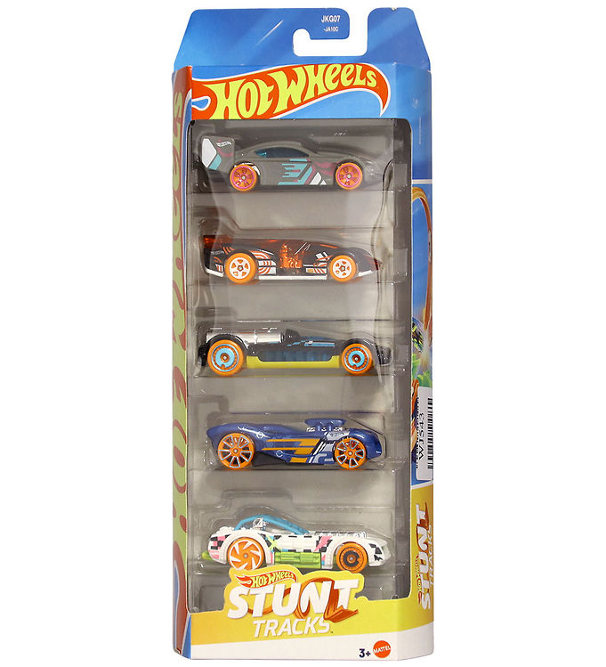 Hot Wheels Biler - 5-pak - Stunt Tracks