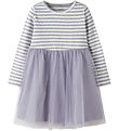 Name It Tulle Dress - NmfTaias - Lavender Gray/Cloud Dancer