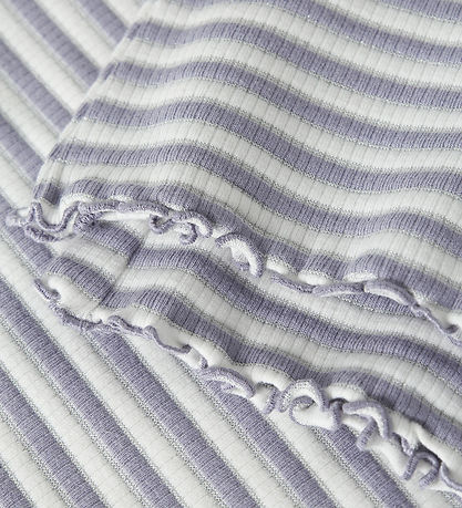 Name It Trousers - NmfTaias - Lavender Gray/Cloud Dancer