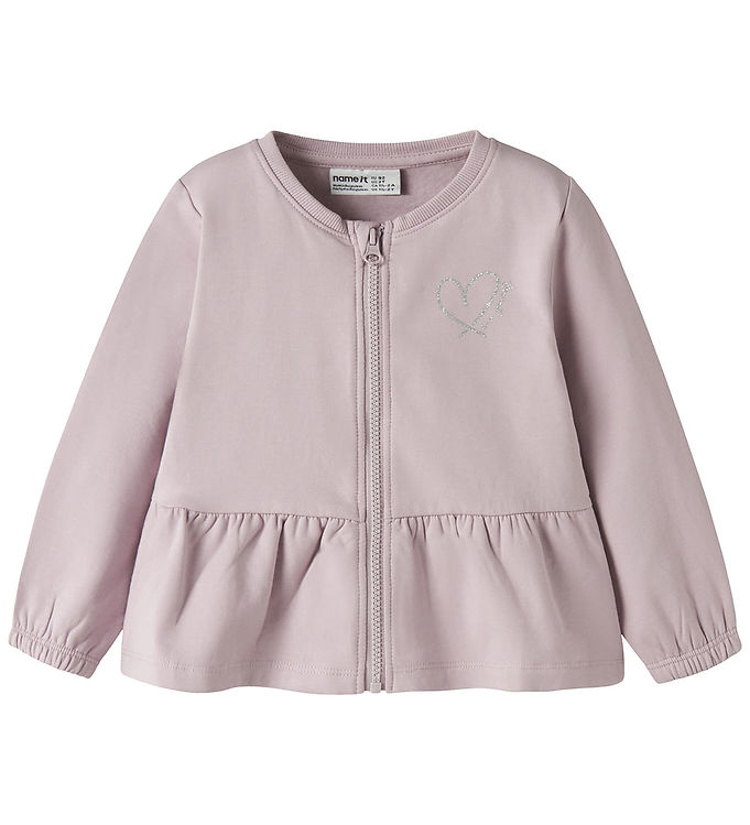 Name It Cardigan - Sweat - NmfTaika - Dawn Pink