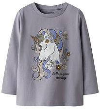 Name It Bluse - NmfTulinea - Lavender Gray