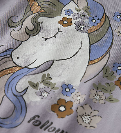 Name It Bluse - NmfTulinea - Lavender Gray