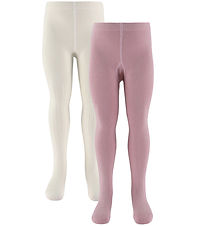 Name It Strømpebukser - NmfTytte - 2-pak - Dawn Pink/Cloud Dance