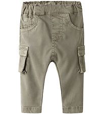 Name It Bukser - Baggy Cargo - NmmBen - Chinchilla
