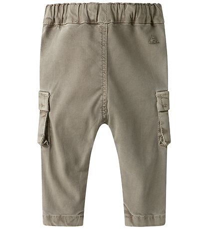 Name It Bukser - Baggy Cargo - NmmBen - Chinchilla