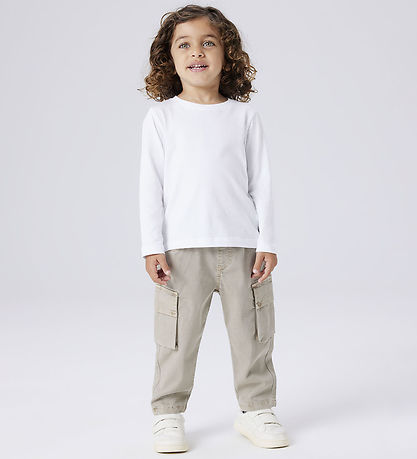 Name It Bukser - Cargo - NmmBen - Chinchilla