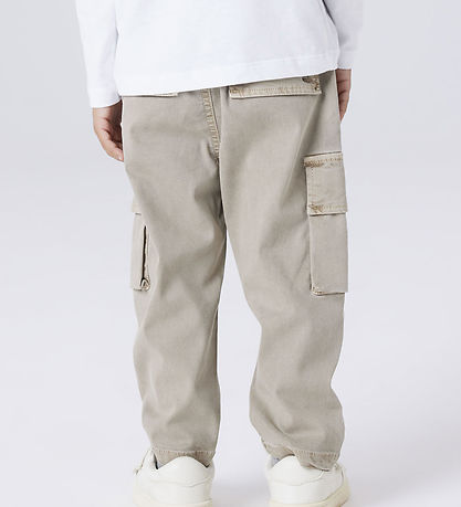 Name It Bukser - Cargo - NmmBen - Chinchilla