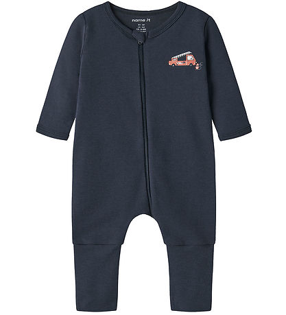 Name It Natdragt - Noos - 2-pak - NbmNightsuit - GreyMelange/Dar