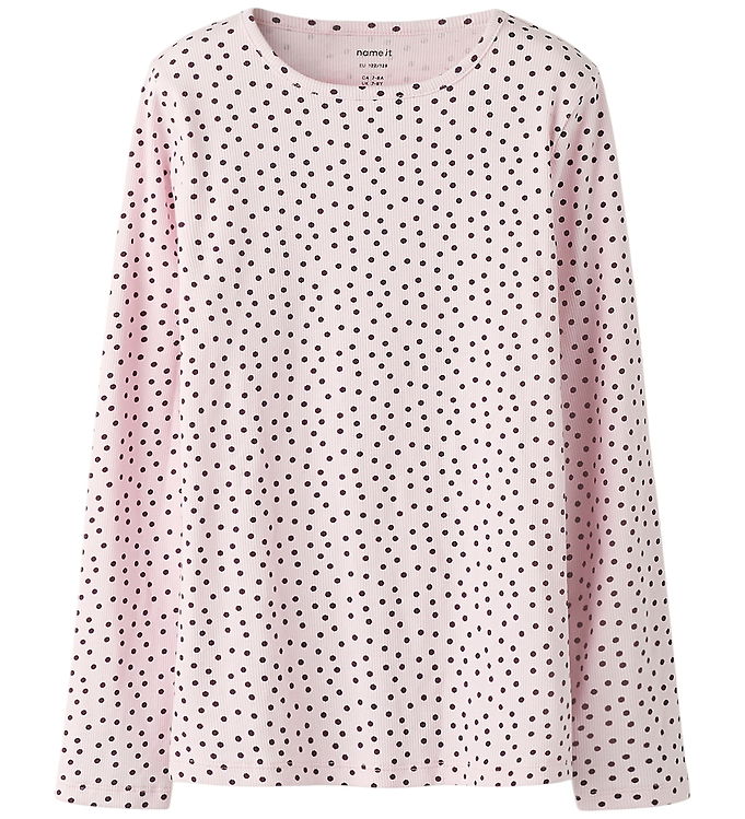 Name It Bluse - Rib - NkfTenna - Tender Touch m. Prikker