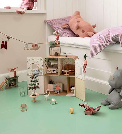 Maileg Transportabelt Hus - SuitCasa - Lillesøster Og Lillebror 