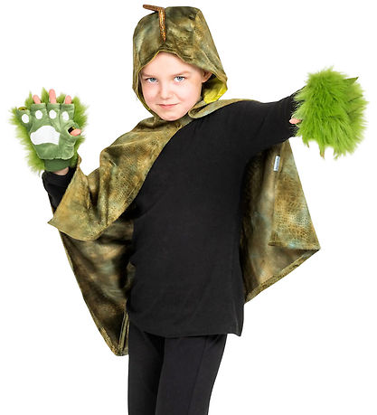 Den Goda Fen Udklædning - Dinosaur Claws - Green