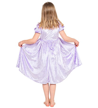 Den Goda Fen Udklædning - Princess Dress - Velvet Purple