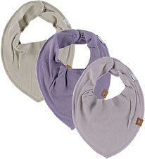 Name It Savlesmækker - 3-pak - NbfYvette - Pumice Stone/Lilac Ma