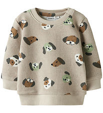 Name It Bluse - NbmTimm - Pumice Stone