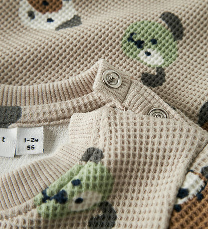 Name It Bluse - NbmTimm - Pumice Stone