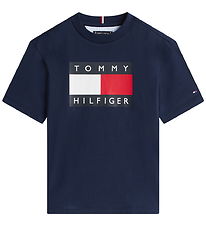Tommy Hilfiger T-shirt - Flag Heritage - Dark Night NavyBLU