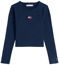 Tommy Hilfiger Bluse - Flag Heritage - Dark Night NavyBlue