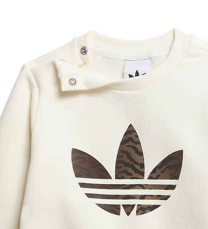 Adidas Orginals Sweatsæt - Crew - Crewht/NbBrown