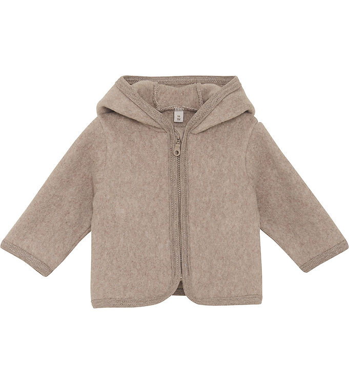 Huttelihut Fleecejakke - Savannah Melange m. Ører billede