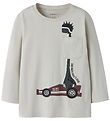 Name It Bluse - NmmVilian - Pumice Stone/Dino Racer