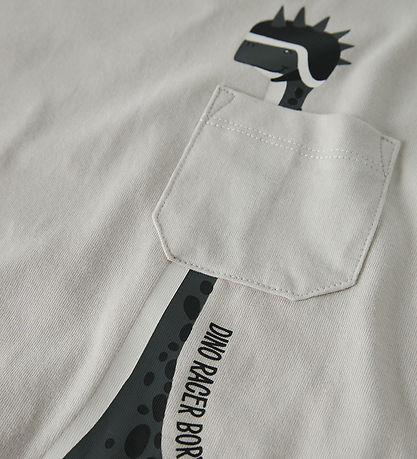 Name It Bluse - NmmVilian - Pumice Stone/Dino Racer