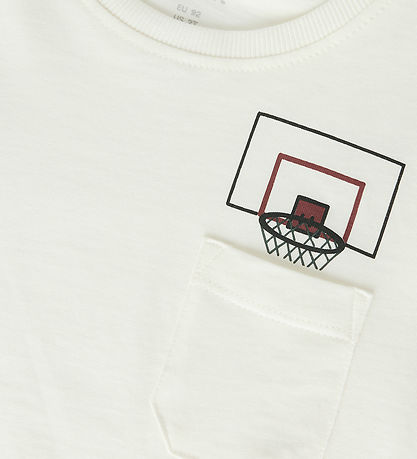 Name It Bluse - NmmVilian - Cloud Dancer/Dino Basket