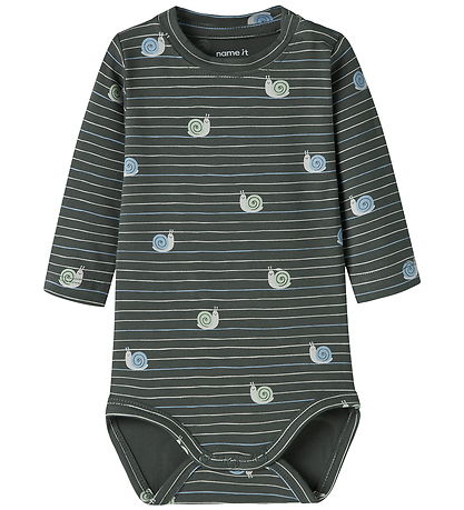Name It Bodysuit l/s - NbmVroels - Urban Chic/Snail