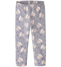 Name It Leggings - Sweat - NmfDavina - Lavender Gray/Ballerina B